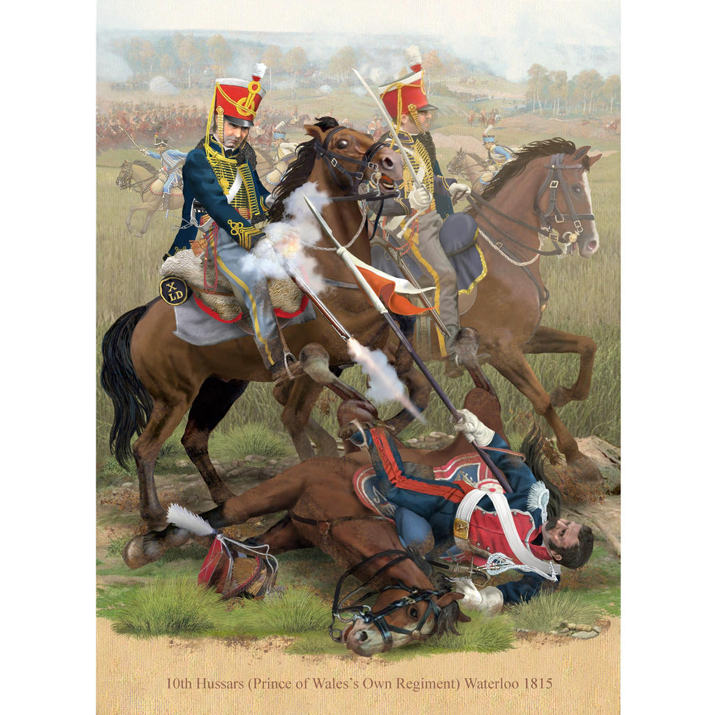 10th Hussars, Waterloo 1815