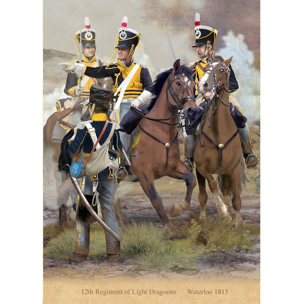 12th Light Dragoons, Waterloo 1815