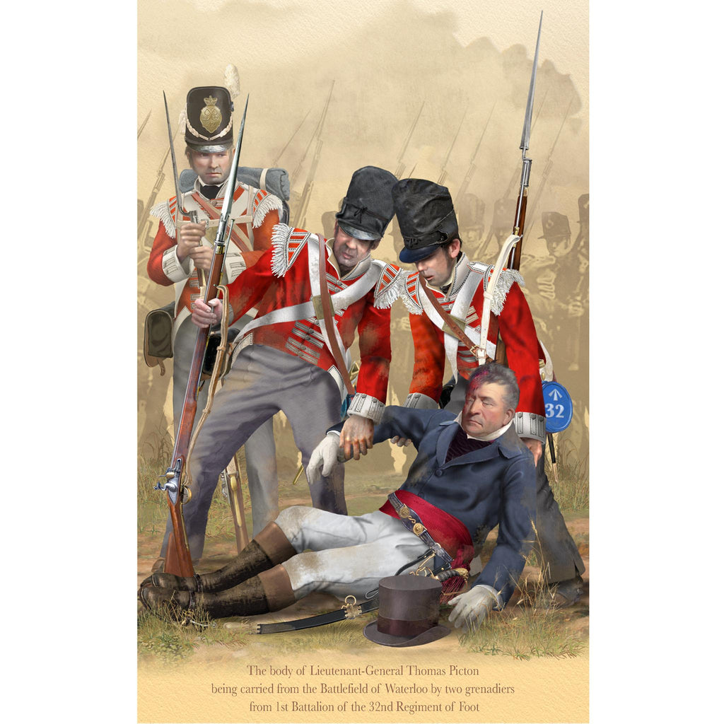LIEUTENANT-GENERAL THOMAS PICTON & 32nd Regiment of Foot, Waterloo 1815