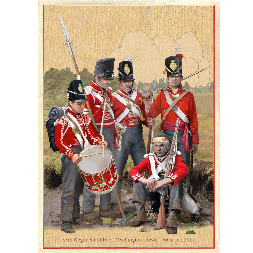 33rd Regiment of Foot - Waterloo 1815