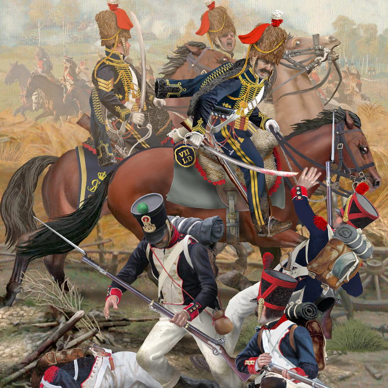 7th Queen's Own British Regiment of Light Dragoons, Waterloo, 1815