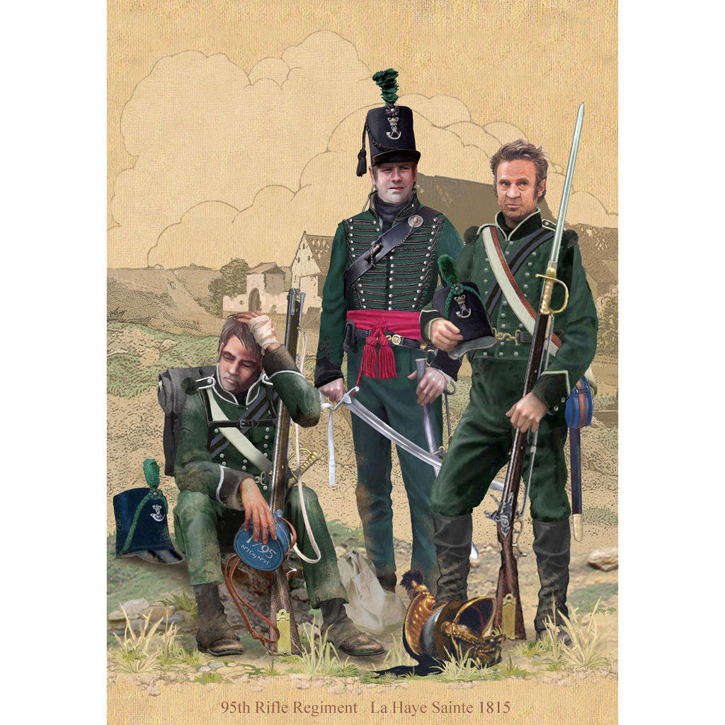 95th Rifles - Le Haye Sainte, 1815 - Print