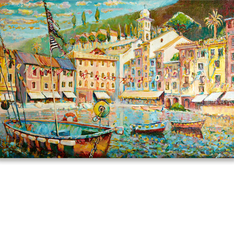 PORTOFINO HARBOUR - Fine Art Print