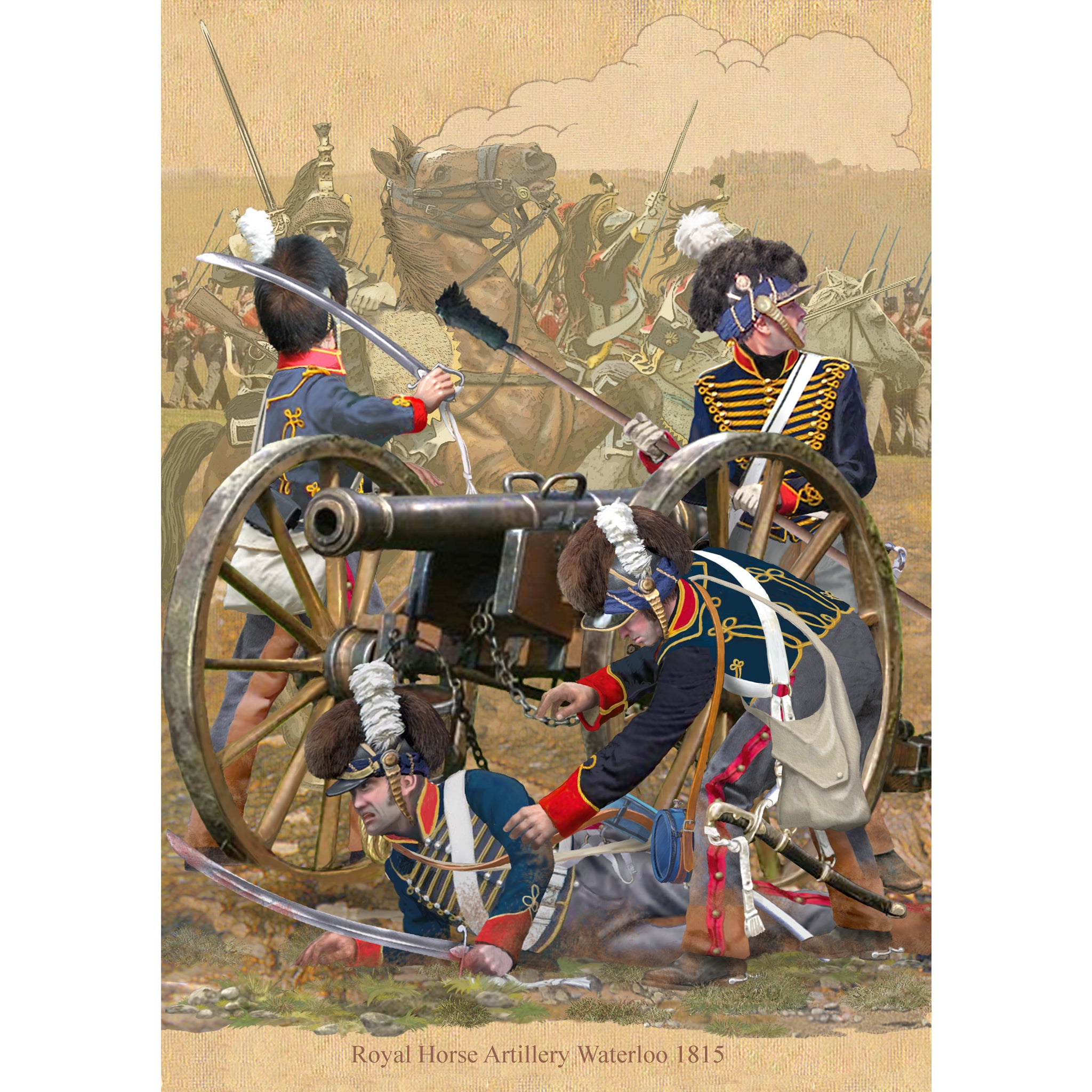 The ROYAL HORSE ARTILLERY, Waterloo 1815 – Prints for Art's Sake