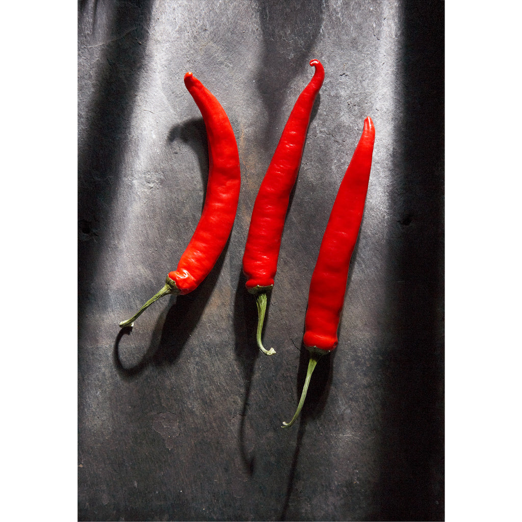 Jalapeno Chilis on Cumberland Slate