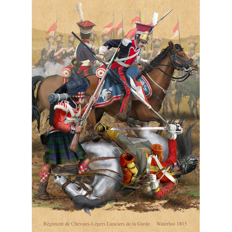 RÉGIMENT DE CHEVAU-LÉGERS LANCIERS DE LA GARDE - Waterloo 1815